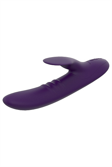 Зуммер с клиторальным стимулятором Nalone Peri, фиолетовый
