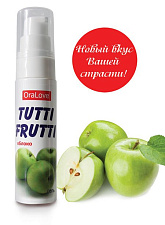 Съедобная оральная смазка Биоритм Tutti Frutti Яблоко, 30 мл