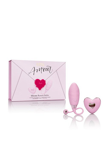 Вибромассажер для женщин Amour Silicone Remote Bullet с ДУ