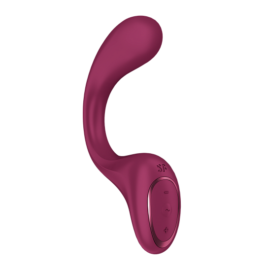 Вибратор Satisfyer G for Goddess 2 — двойная стимуляция клитора и G-точки, бордовый