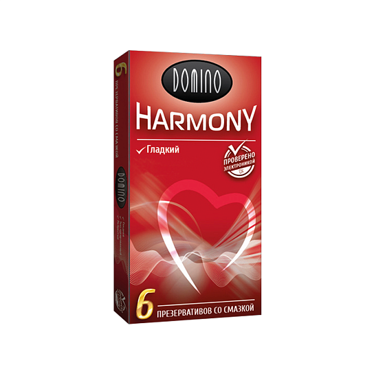 Презервативы с гладкой поверхностью Domino Harmony