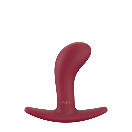 Силиконовая анальная пробка BOOTIE small, бордовая