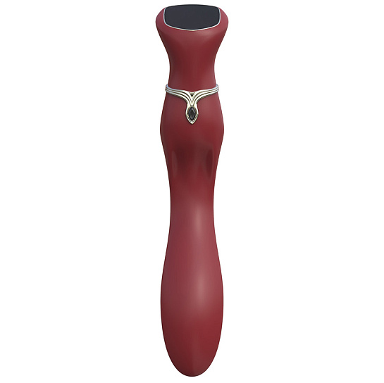 Красивый вибростимулятор Viotec MIRACLE CHANCE, бордовый