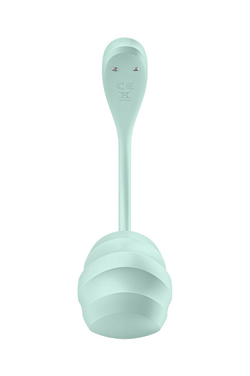 Виброяйцо Satisfyer Smooth Petal Connect App, мятное