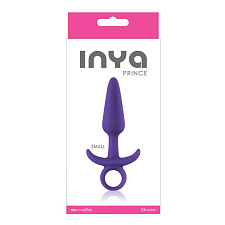 Анальная пробка средняя Inya Prince - Small, фиолетовая