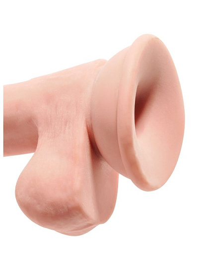 Фаллос на присоске с крайней плотностью King Cock Plus 6.5 Triple Density, 14 см Фаллос на присоске с крайней плотностью King Cock Plus 6.5 Triple Density, 14 см