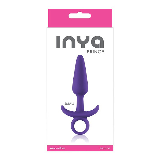 Анальная пробка средняя Inya Prince - Small, фиолетовая