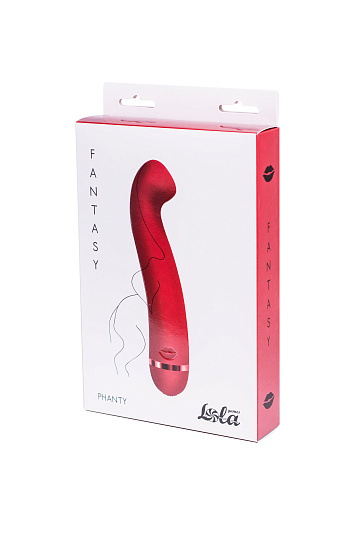 Вибратор Fantasy Phanty с головкой в виде сердца, красный