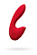 Вибратор SenseVibe Warm с функцией обогрева, красный