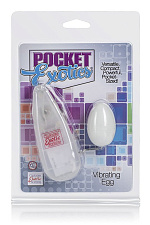Виброяйцо Pocket Exotics Vibrating Egg, белое