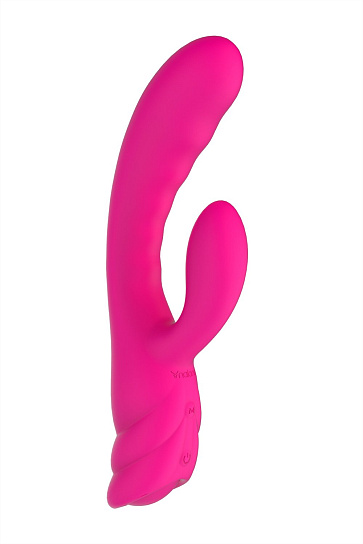 Вибратор с клиторальным стимулятором Nalone PureX2, розовый