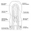 Имитатор орального секса Tenga Deep Throat увеличенного размера