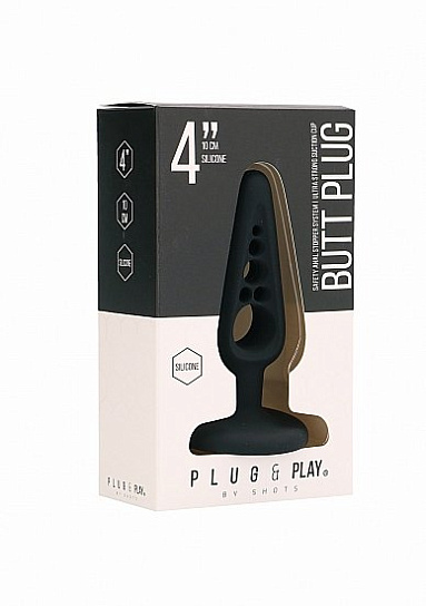 Черная силиконовая пробка