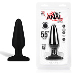 Плаг из силикона класса люкс 5,5', черный