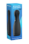 Инновационный мастурбатор Amovibe Good night (soft-touch) с имитацией орального секса, черный