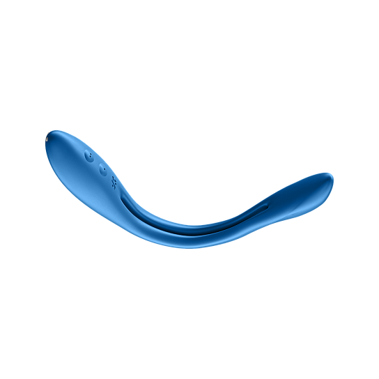 Многофункциональный вибратор Elastic Game, голубой
