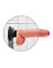 Вибратор King Cock 7 Vibrating Cock with Balls Flesh, 13 см