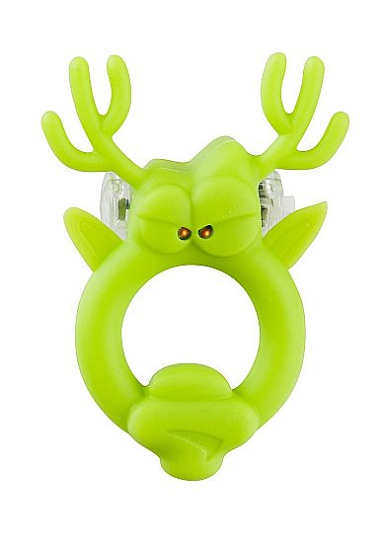 Вибронасадка Rockin Reindeer в виде мордочки оленя с рогами 