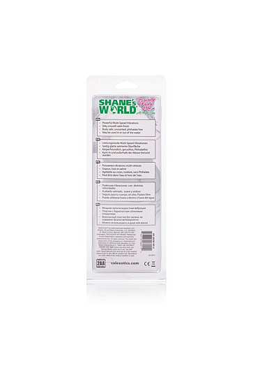 Классический вибратор Shanes World, зеленый