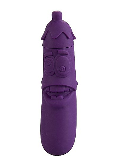 Небольшой вибратор в виде баклажана WILD AUBERGINE