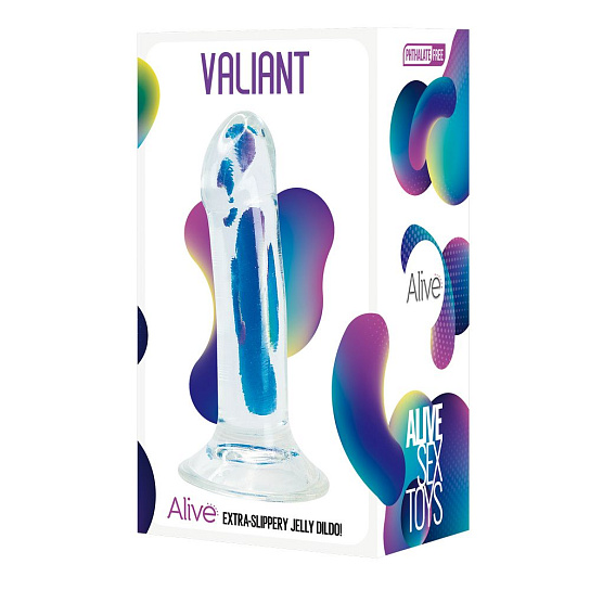 Фаллоимитатор Adrien Lastic Valiant Jelly Dildo без мошонки, прозрачный