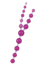 Анальные бусы тройные, Triple Anal Pleasure Beads, фиолетовые