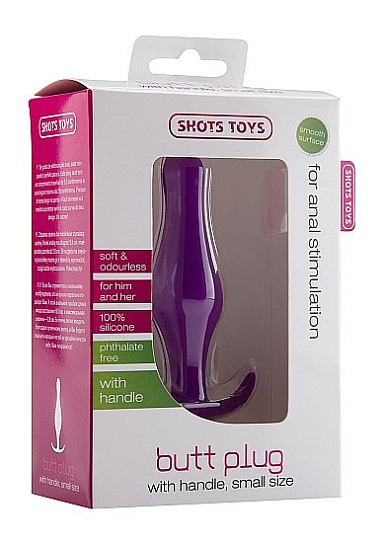 Анальная пробка для ношения, фиолетовая