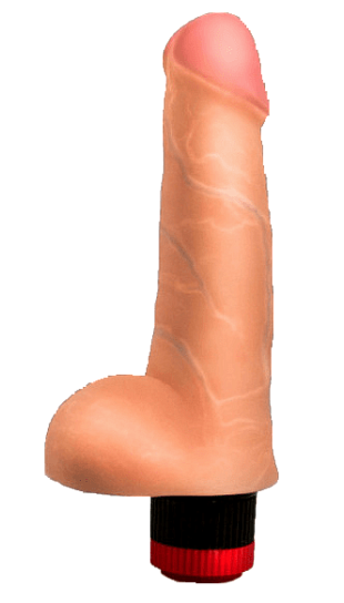 Женский вибратор-реалистик Cock Next с мошонкой, 14 см