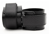 Кожаные наручники черного цвета