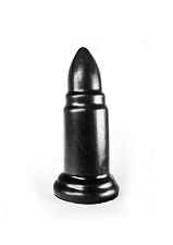 Фаллос в форме пули Proa для фистинга, черный, 20 см