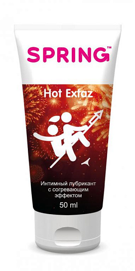 Возбуждающий лубрикант с ароматом вишни Spring Hot Extaz, 50 мл