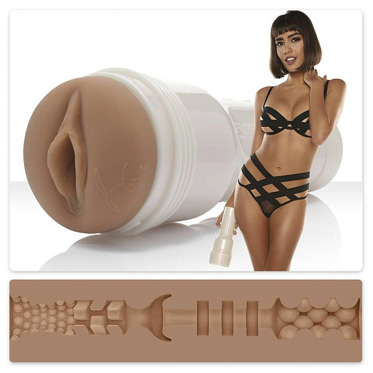 Мастурбатор-фонарик по слепку порномодели Fleshlight Signature Janice Griffith Eden