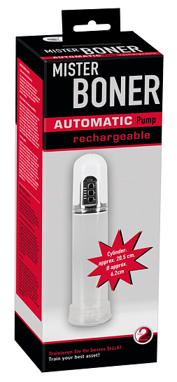 Автоматическая вакуумная помпа Mister Boner, 20 см