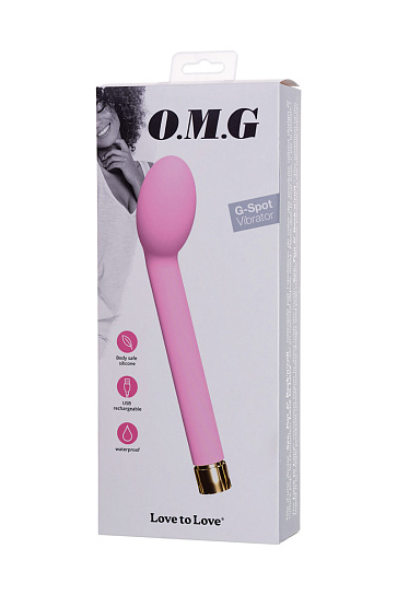 Нереалистичный вибратор OMG для точки G