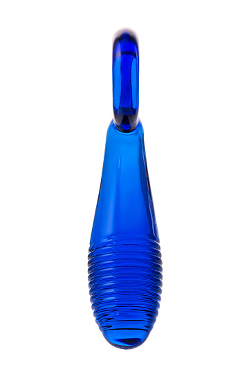 Стеклянная втулка DILDO с кольцом, 15 см