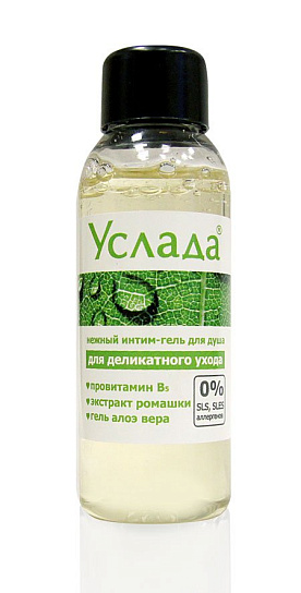 Интим-гель для душа Услада нежный уход за кожей, 50 мл
