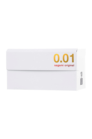 Сверхтонкие презервативы Sagami №5, толщина 0,01 мм, упаковка 10 шт