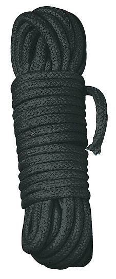 Веревка для шибари Shibari Bondage, 7 м, черная