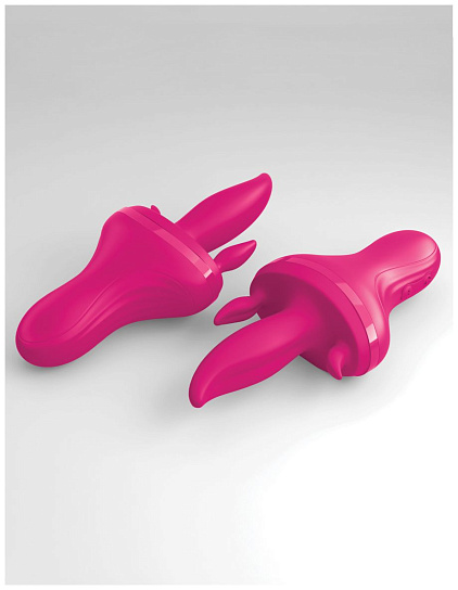 Вибромассажер с подвижными язычками 3Some Holey Trinity