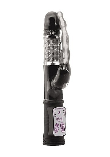 Вибратор с двойной стимуляцией VIBRO BEAD 291, черный