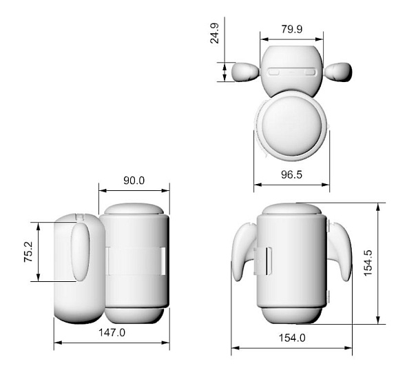 Мастурбатор Amovibe Black Knight Massaging Beads с вращением бусин