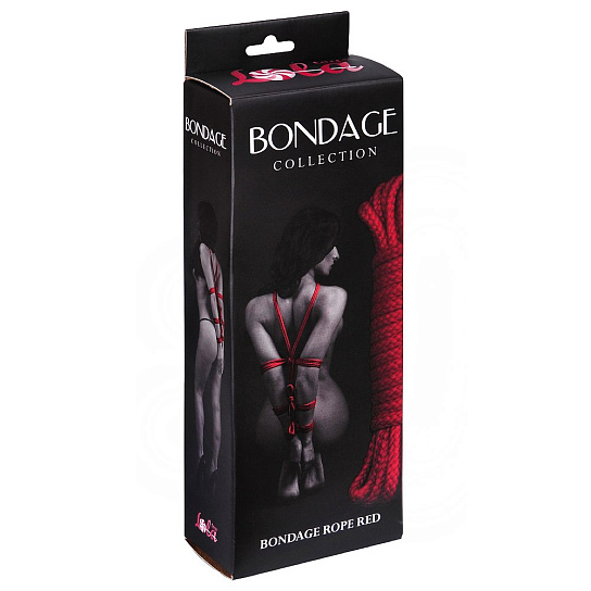 Веревка для бондажа Lola Toys Bondage Collection, серая