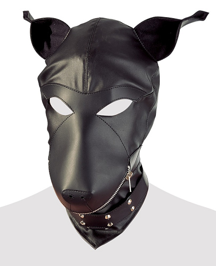 Маска-шлем в виде собаки из мягкого кожзаменителя Dog Mask