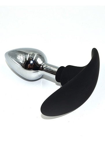 Анальная пробка для ношения с основанием из силикона