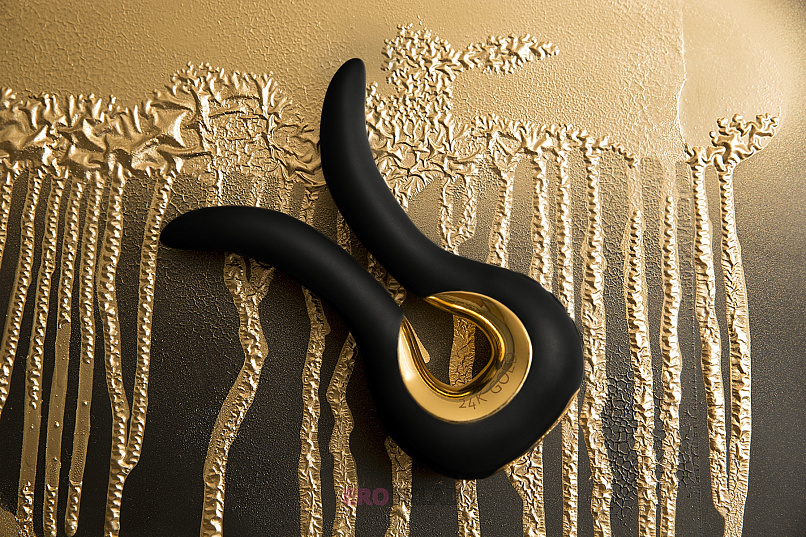Вибратор Gvibe Mini Gold с золотым покрытием