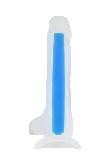 Фаллоимитатор, светящийся в темноте Steve Glow 14,5 см