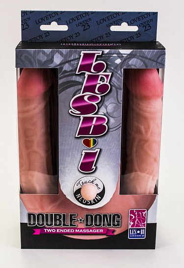 Двойной фаллос Неоскин Love Toy, 47 см