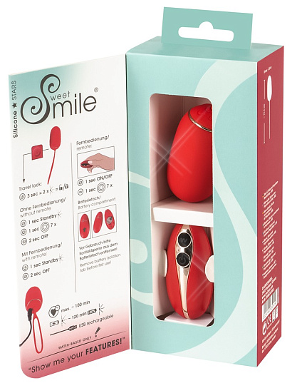 Виброяйцо Sweet Smile с пультом ДУ