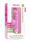 Силиконовый вибратор BUNNY 10 режимов вибрации, розовый