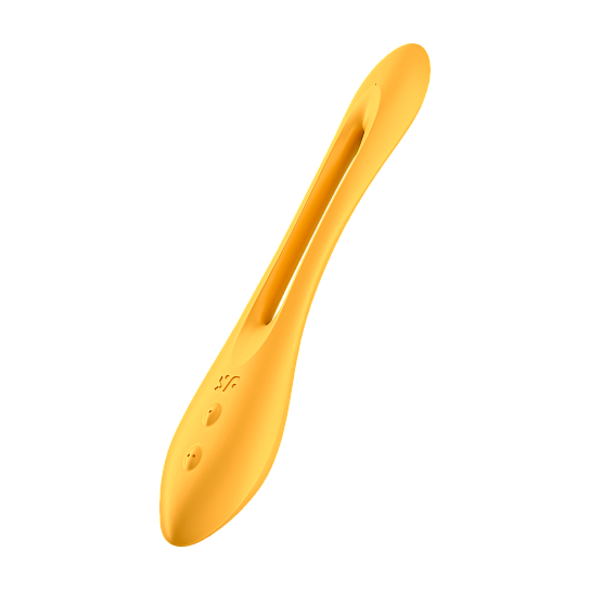 Многофункциональный вибратор Elastic Joy, желтый
